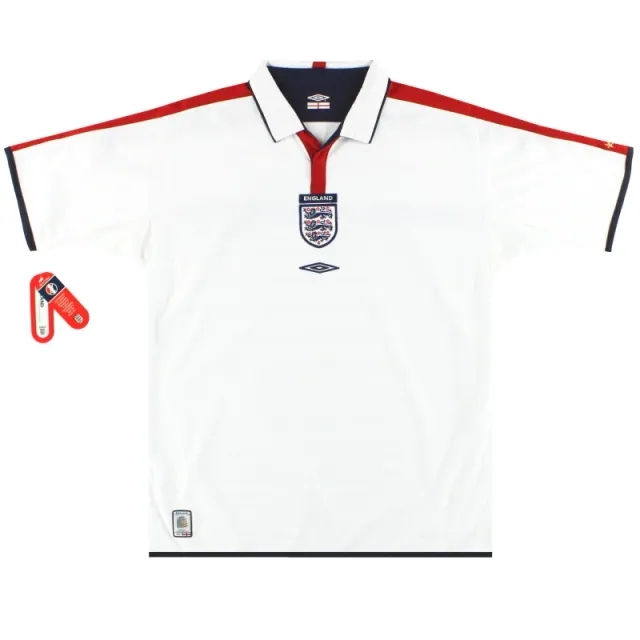 2003-05 England Umbro Home Shirt *w/tags* XL - England / w/tags / XL