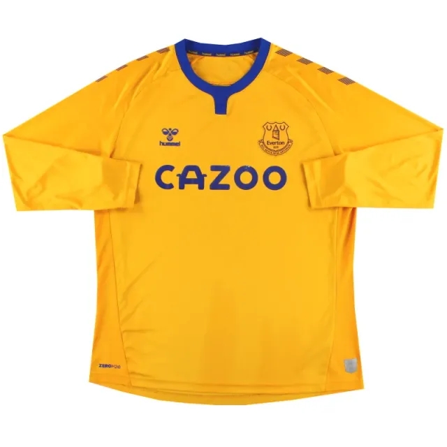 2020-21 Everton Hummel Away Shirt L/S XXL - Everton / Excellent / XXL