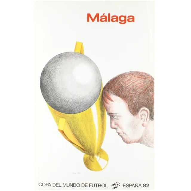 1982 Spain Original World Cup (Málaga) Poster - Spain / Brand New / W-60cm x H-95cm
