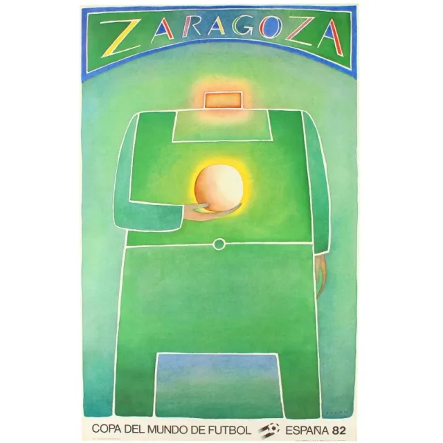 1982 Spain Original World Cup (Zaragoza) Poster - Spain / Brand New / W-60cm x H-95cm
