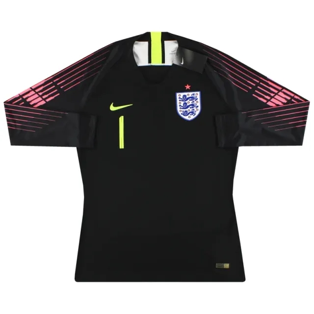 2018-20 England Nike Player Issue Goalkeeper Shirt #1 *As New* L - England / As New / Large