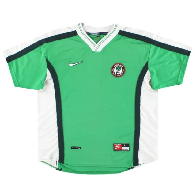 1998-00 Nigeria Nike Home Shirt L - Nigeria / Very good / Large