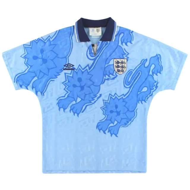 1992-93 England Umbro Third Shirt XXL - England / Excellent / XXL