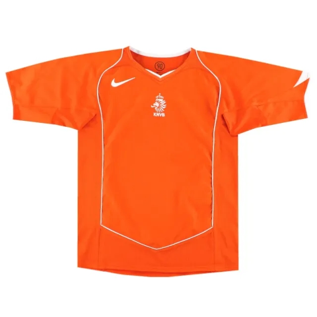 2004-06 Holland Nike Home Shirt L.Boys - Holland / Excellent / Youth