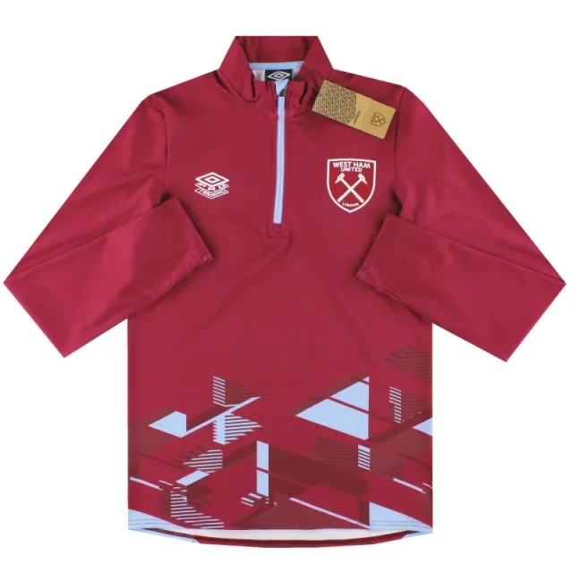 2023-24 West Ham Umbro 1/4 Zip Warm Up Top *w/tags* - West Ham / w/tags / Small