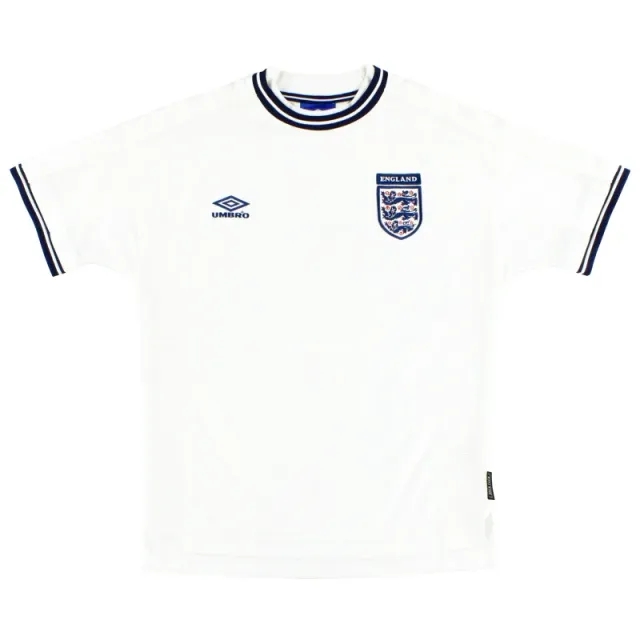 1999-01 England Umbro Home Shirt Y - England / Excellent / Youth
