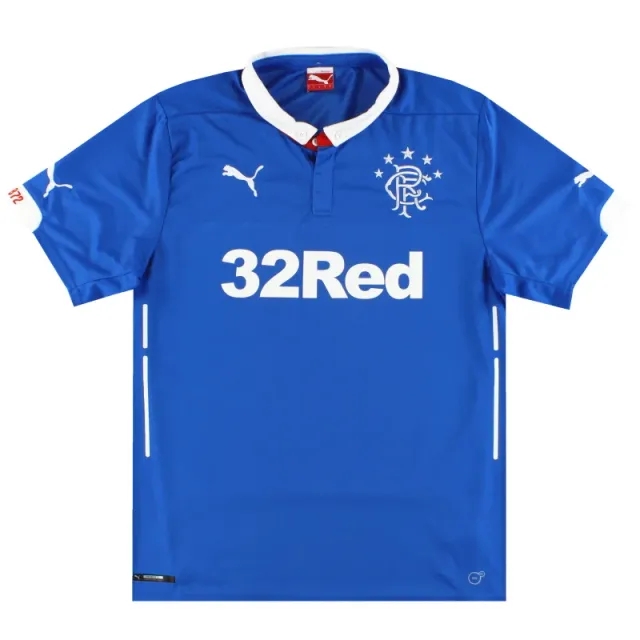 2014-15 Rangers Puma Home Shirt XXL - Rangers / Excellent / XXL