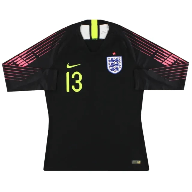 2018-20 England Nike Player Issue Goalkeeper Shirt #13 *As New* L - England / As New / Large