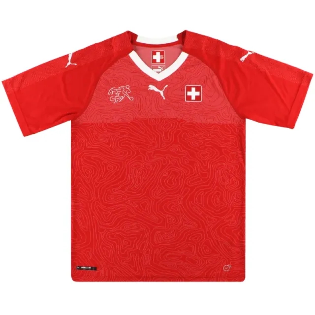 2018-19 Switzerland Puma Home Shirt *Mint* XL - Switzerland / Mint / XL