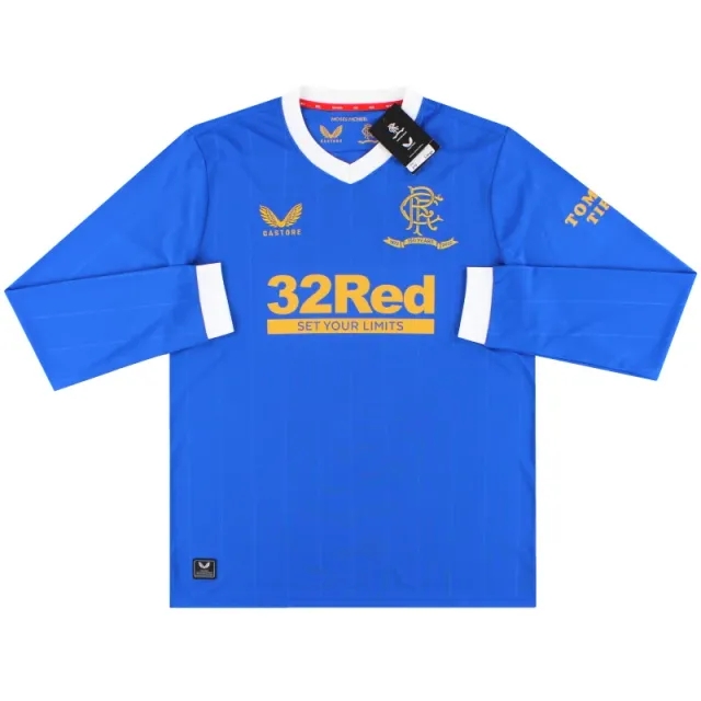 2021-22 Rangers '150 Year Anniversary' Castore Home Shirt L/S *BNIB* L - Rangers / BNIB / Large