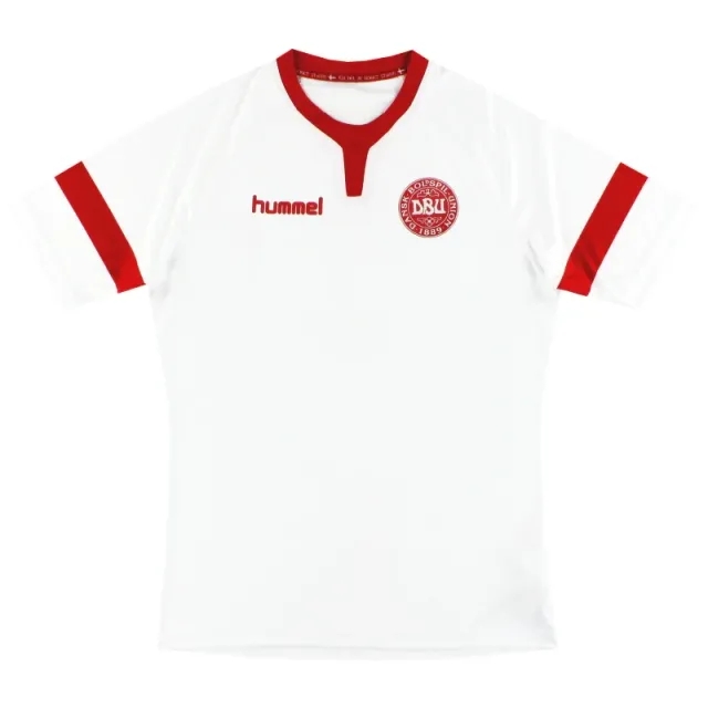 2016 Denmark Hummel Olympics Away Shirt XXXL - Denmark / Very good / XXXL