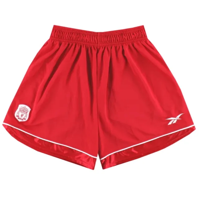 2000-02 Liverpool Home Shorts Y - Liverpool / Excellent / Youth
