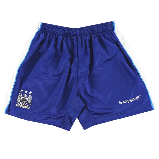 1999-00 Manchester City Le Coq Sportif Away Shorts S - Manchester City / Excellent / Small