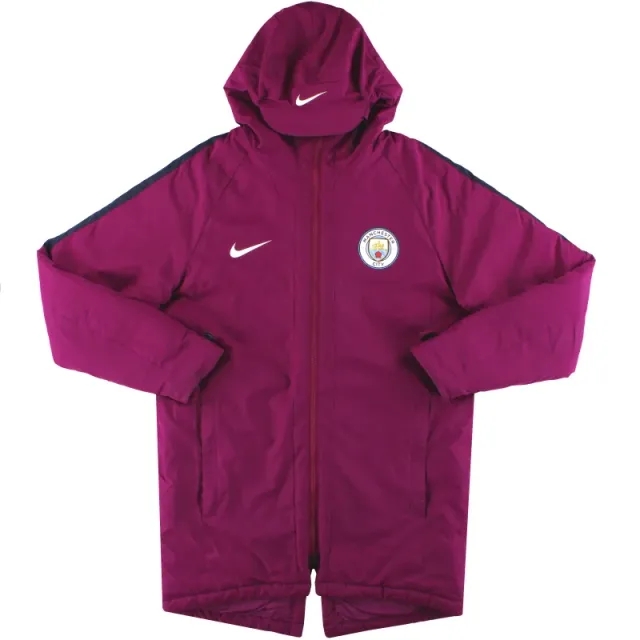 2017-18 Manchester City Nike Player Issue Padded Bench Coat M - Manchester City / Excellent / Medium