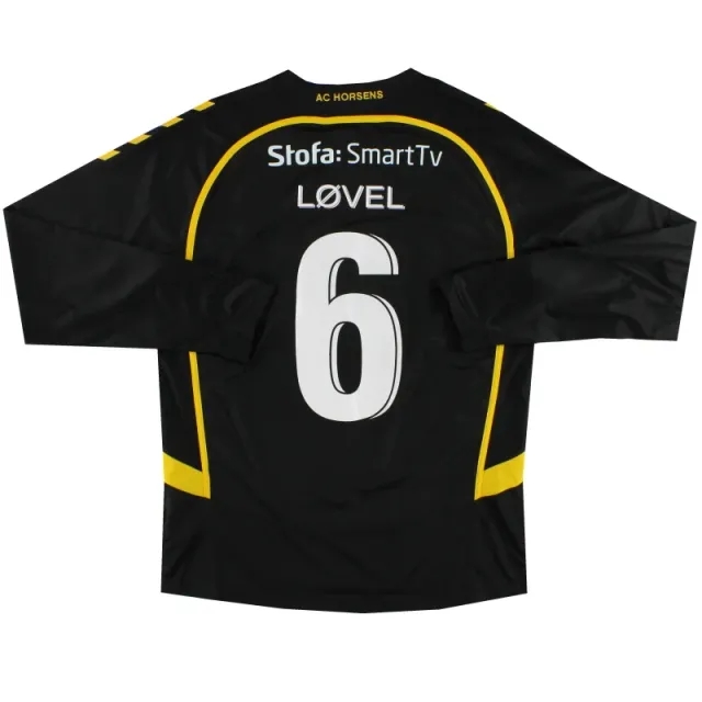 2012-13 AC Horsens Hummel Match Issue Away Shirt Lovel #6 L/S L - Other European Clubs / Excellent / Large