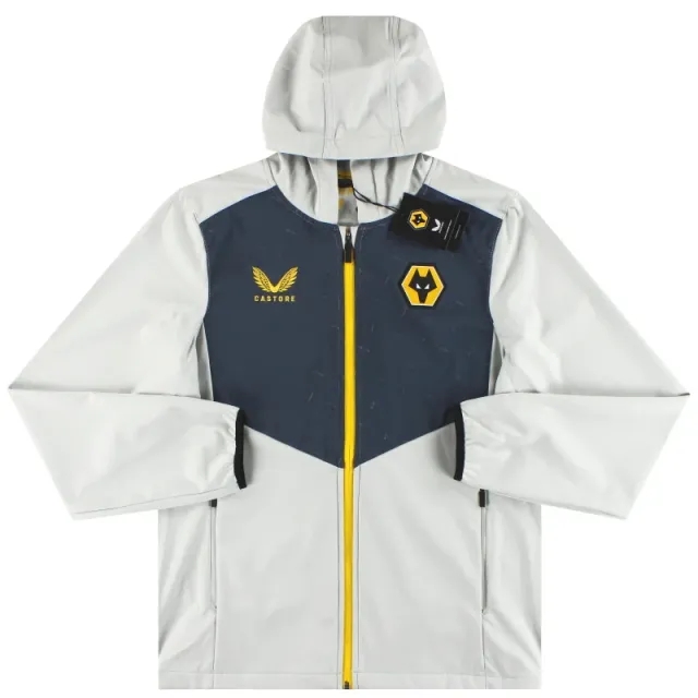 2021-22 Wolves Castore Pro Staff Travel Hooded Jacket *BNIB M - Wolves / BNIB / Medium