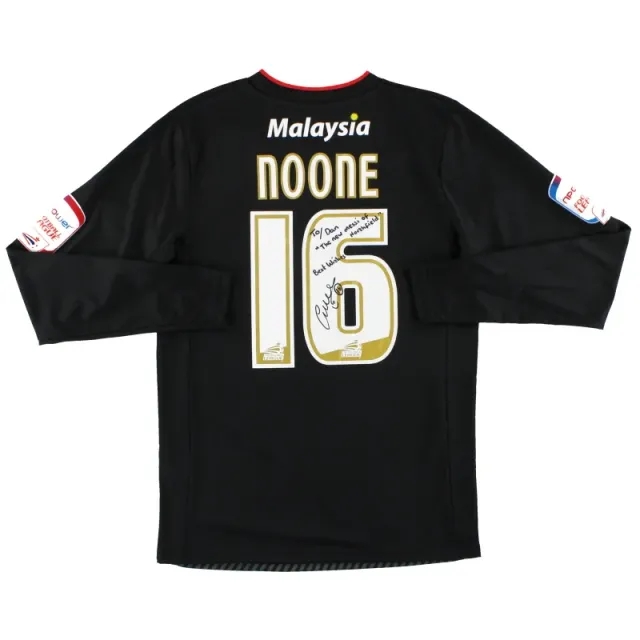 2012-13 Cardiff City Match Issue Signed Third Shirt Noone #16 L/S M - Cardiff City / Excellent / Medium