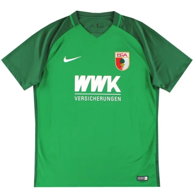 2017-18 FC Augsburg Nike Away Shirt L - Other German Clubs / Excellent / Large