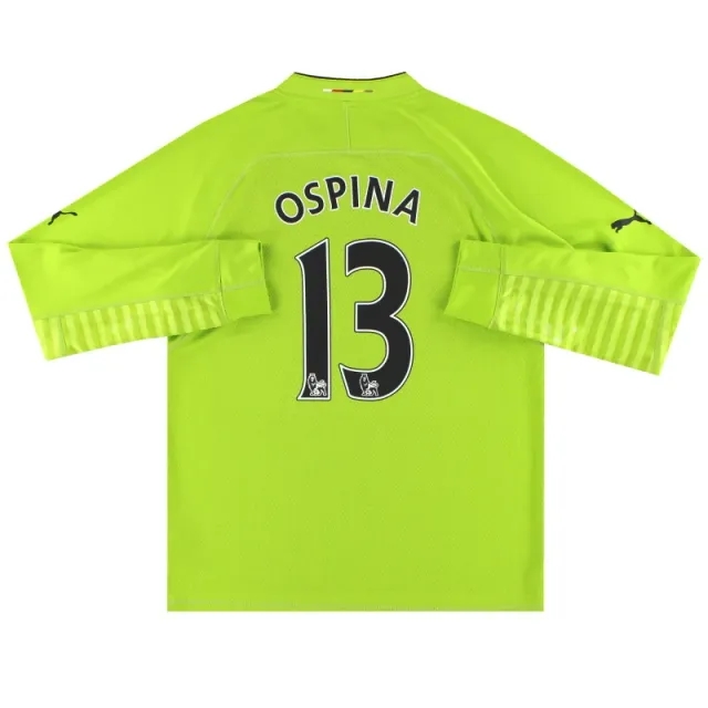 2014-15 Arsenal Puma Goalkeeper Shirt Ospina #13 *Mint* L - Arsenal / Mint / Large