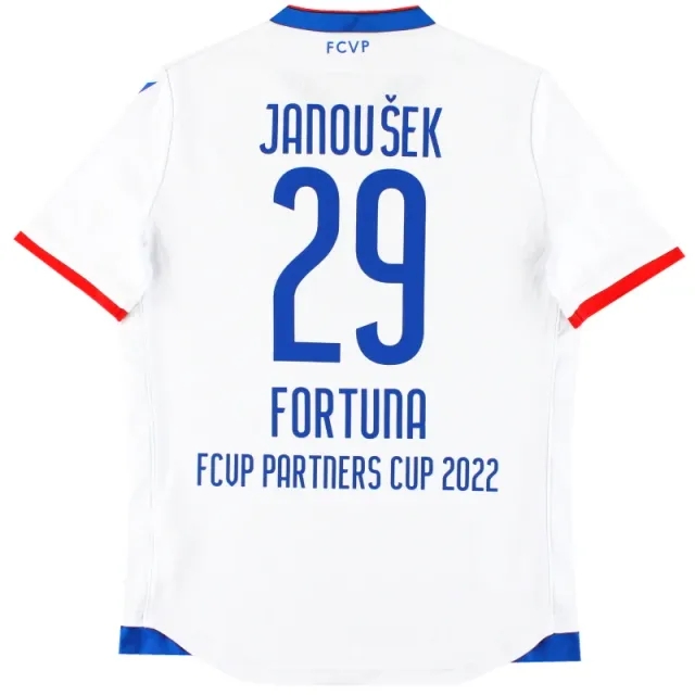 2021-22 Viktoria Plzen Macron Cup Shirt Janousek #29 *Mint* XL - Other European Clubs / Mint / XL