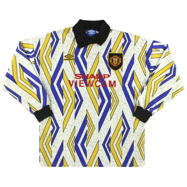 1993-95 Manchester United Umbro Goalkeeper Shirt S - Manchester United / Excellent / Small
