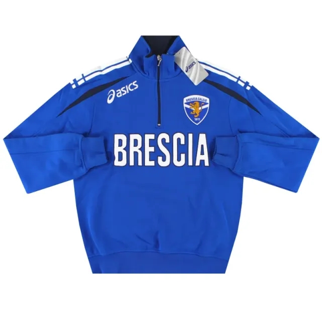 2006-07 Brescia Asics 1/4 Zip Track Top *w/tags* S - Other Italian Clubs / w/tags / Small