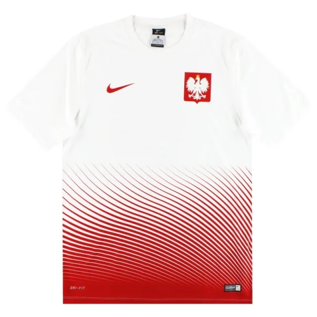 2016-17 Poland Nike Basic Sample Home Shirt *As New* M - Poland / As New / Medium
