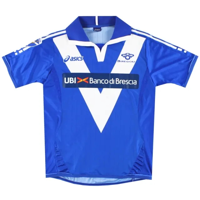 2007-08 Brescia Asics Home Shirt *As New* M - Other Italian Clubs / As New / Medium