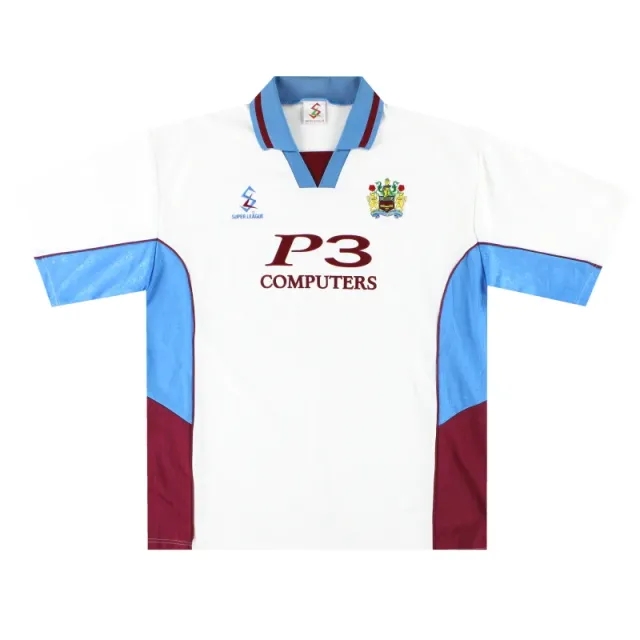 1999-00 Burnley Super League Away Shirt M - Burnley / Excellent / Medium