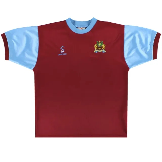2000-01 Burnley Home Shirt *Mint* M - Burnley / Mint / Medium