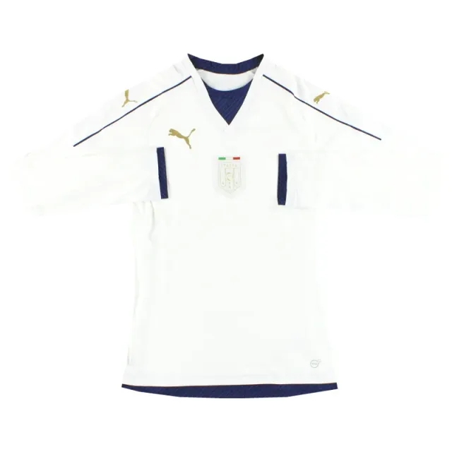 2016-17 Italy Puma Authentic 'Tribute' Away Shirt L/S *As New* L - Italy / As New / Large