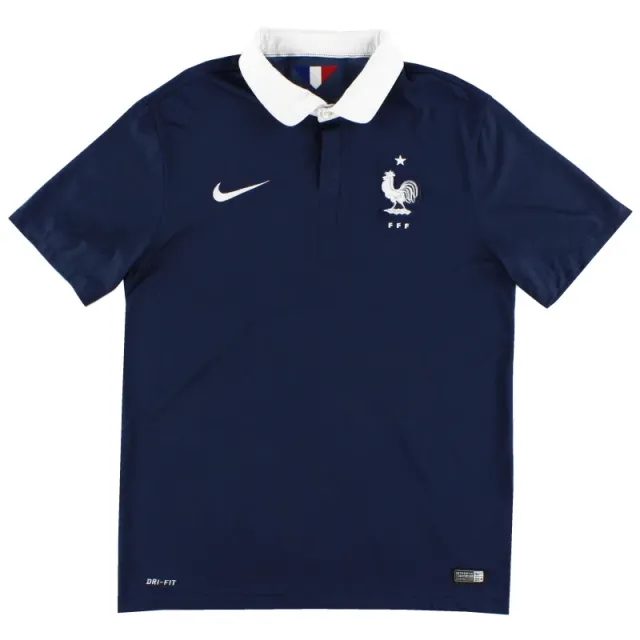 2014-15 France Nike Home Shirt L - France / Excellent / Large
