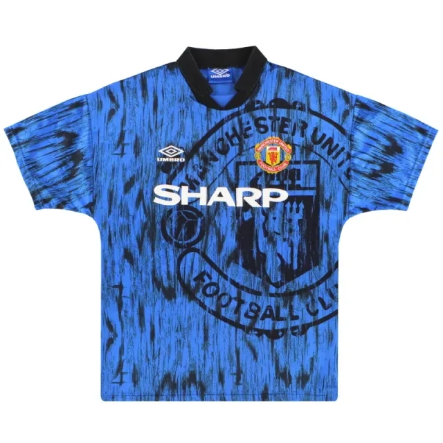 1992-93 Manchester United Umbro Away Shirt L.Boys - Manchester United / Very Good / Youth