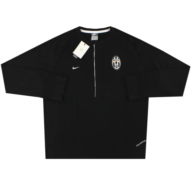 2008-09 Juventus Nike 1/2 Button Tee L/S *BNIB* XL - Juventus / BNIB / XL