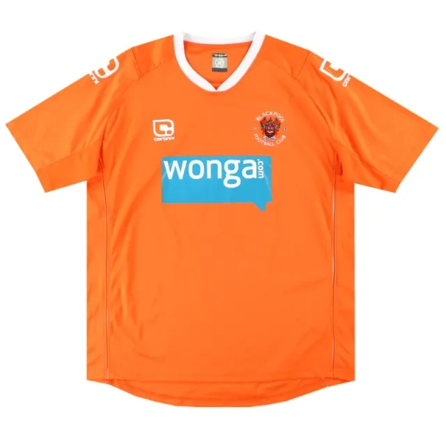 2010-11 Blackpool Carbrini Home Shirt XL - Blackpool / Excellent / XL