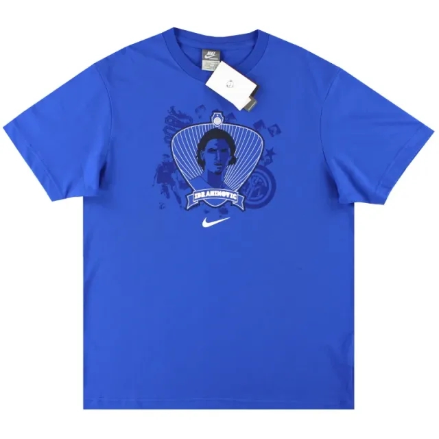 2009-10 Inter Milan Nike 'Ibrahimovic' Graphic Tee *BNIB* - Inter Milan / BNIB / Medium