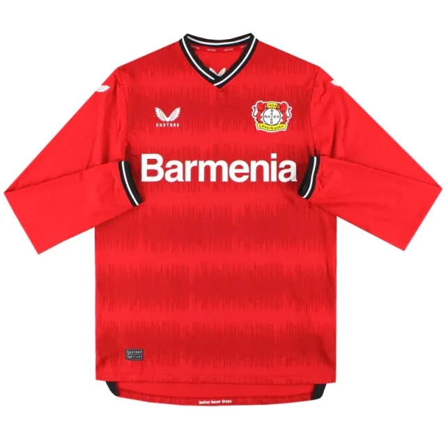2022-23 Bayer Leverkusen Castore Pro Home Shirt L/S *As New* S - Bayer Leverkusen / As New / Small