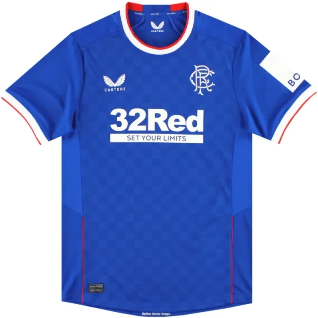 2022-23 Rangers Castore Home Shirt *As New* - Rangers / As New / XXXL