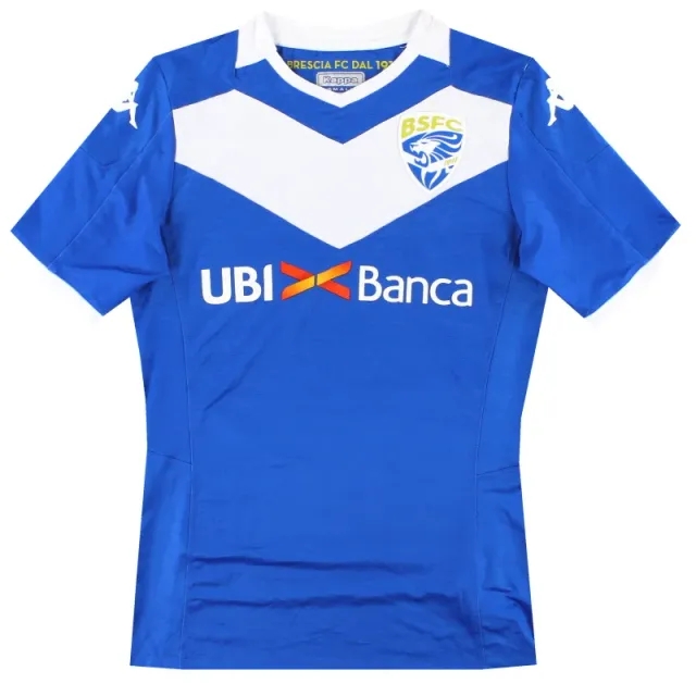 2019-20 Brescia Kappa Kombat Home Shirt S - Other Italian Clubs / Very Good / Small