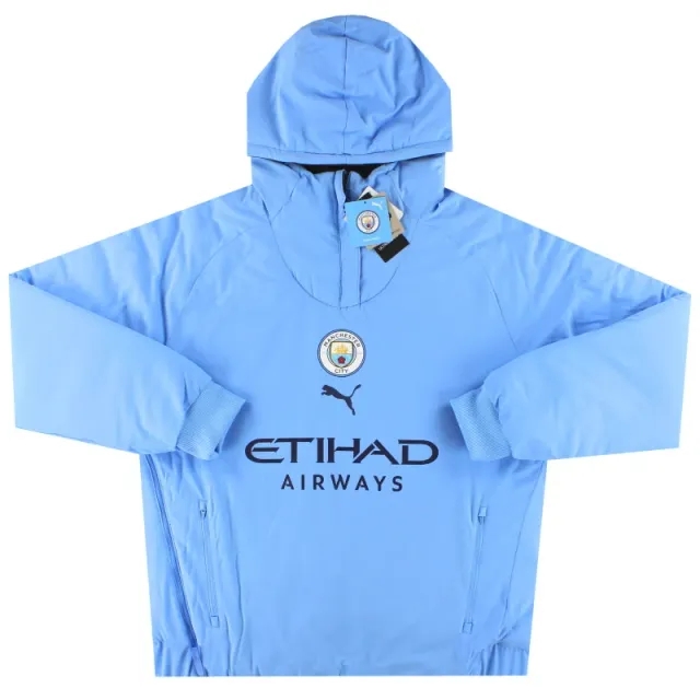 2022-23 Manchester City Puma Puma 1/4 Zip Reversible Padded Jacket *BNIB* - Manchester City / BNIB / Small
