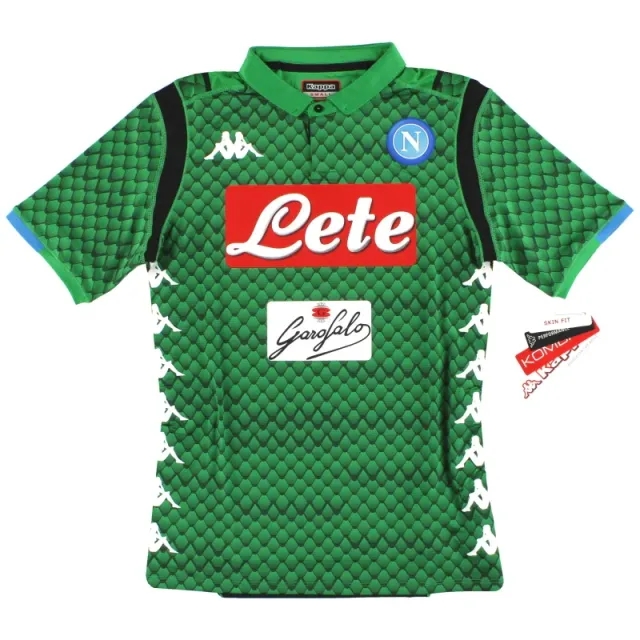 2018-19 Napoli Kappa Kombat Goalkeeper Shirt *w/tags* S - Napoli / w/tags / Small