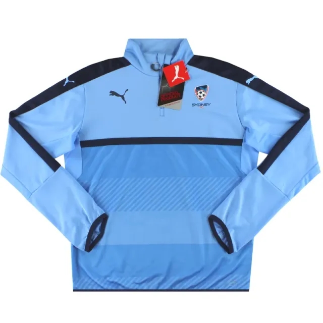 2017-18 Sydney FC Puma 1/4 Zip Training Top *w/tags* L - Other World Clubs / w/tags / Large
