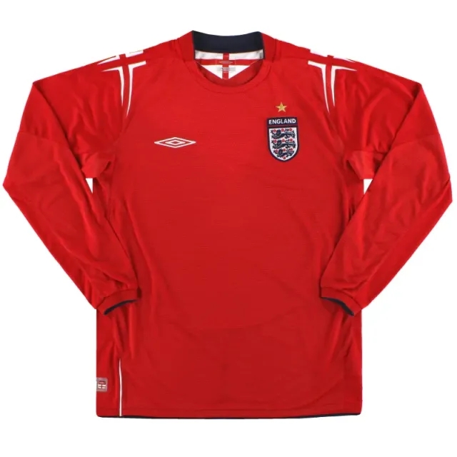 2004-06 England Umbro Away Shirt L/S XL - England / Excellent / XL