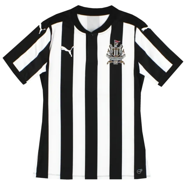 2017-18 Newcastle Puma Authentic '125 Year' Home Shirt *As New* - Newcastle United / As New / Medium
