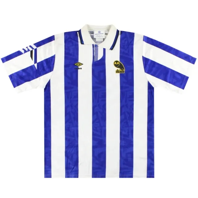 1991-92 Sheffield Wednesday Umbro Home Shirt XL - Sheffield Wednesday / Excellent / XL
