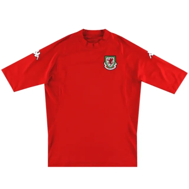 2004-06 Wales Kappa Home Shirt *Mint* XL - Wales / Mint / XL