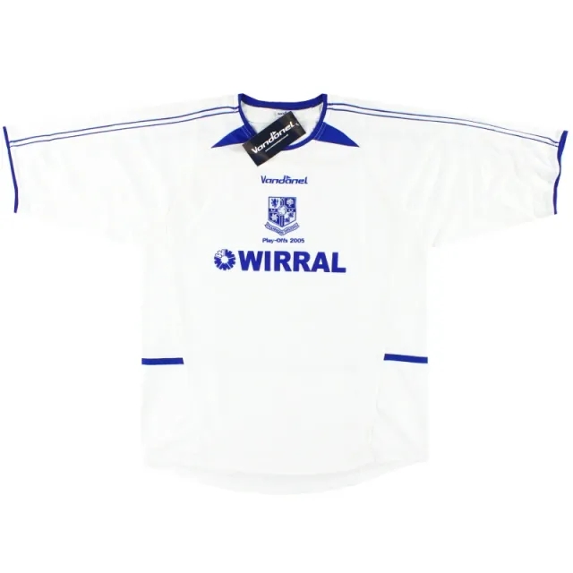 2004-05 Tranmere Rovers Vandanel 'Play-Offs' Home Shirt *w/tags* L - Tranmere Rovers / w/tags / Large