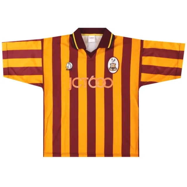 1997-99 Bradford City Home Shirt L - Bradford City / Very good / Large