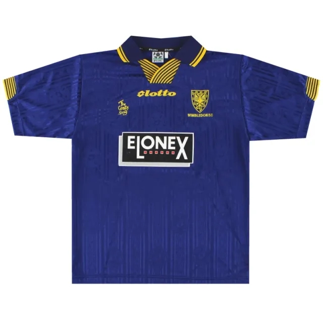 1997-99 Wimbledon Lotto Home Shirt *As New* S - Wimbledon / As New / Small