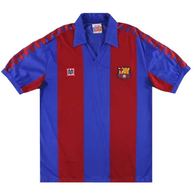 1982-89 Barcelona Meyba Home Shirt XS - Barcelona / Very good / XS